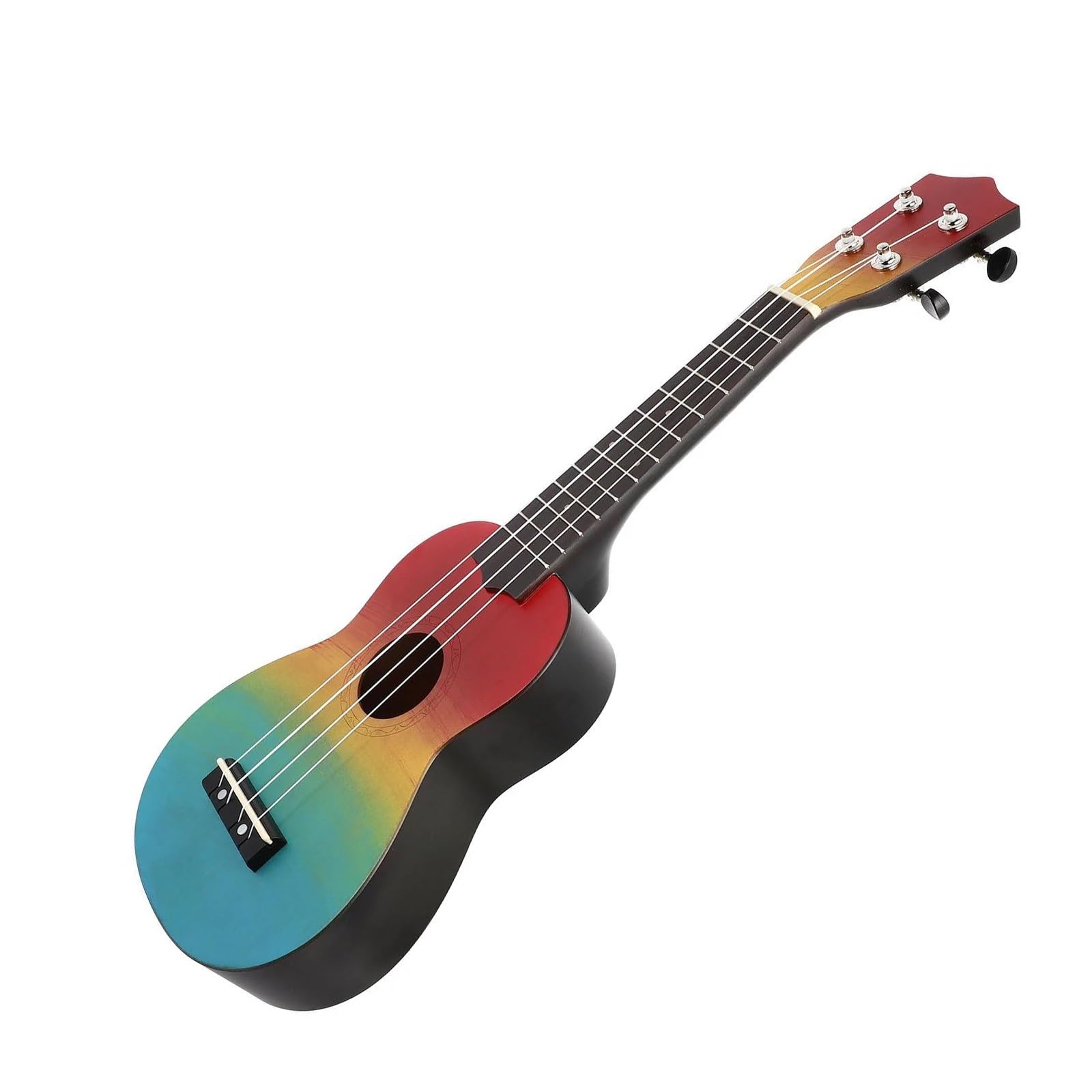 Ozdoby na instrumenty muzyczne 21 calowe drewniane ukulele dla początkujących polerowane instrumenty muzyczne