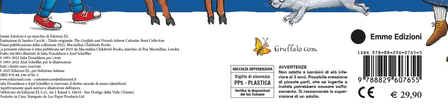 Il Gruffalò e i suoi amici. Il Calendario dell'Avvento. Una collezione di libri. Ediz. a colori