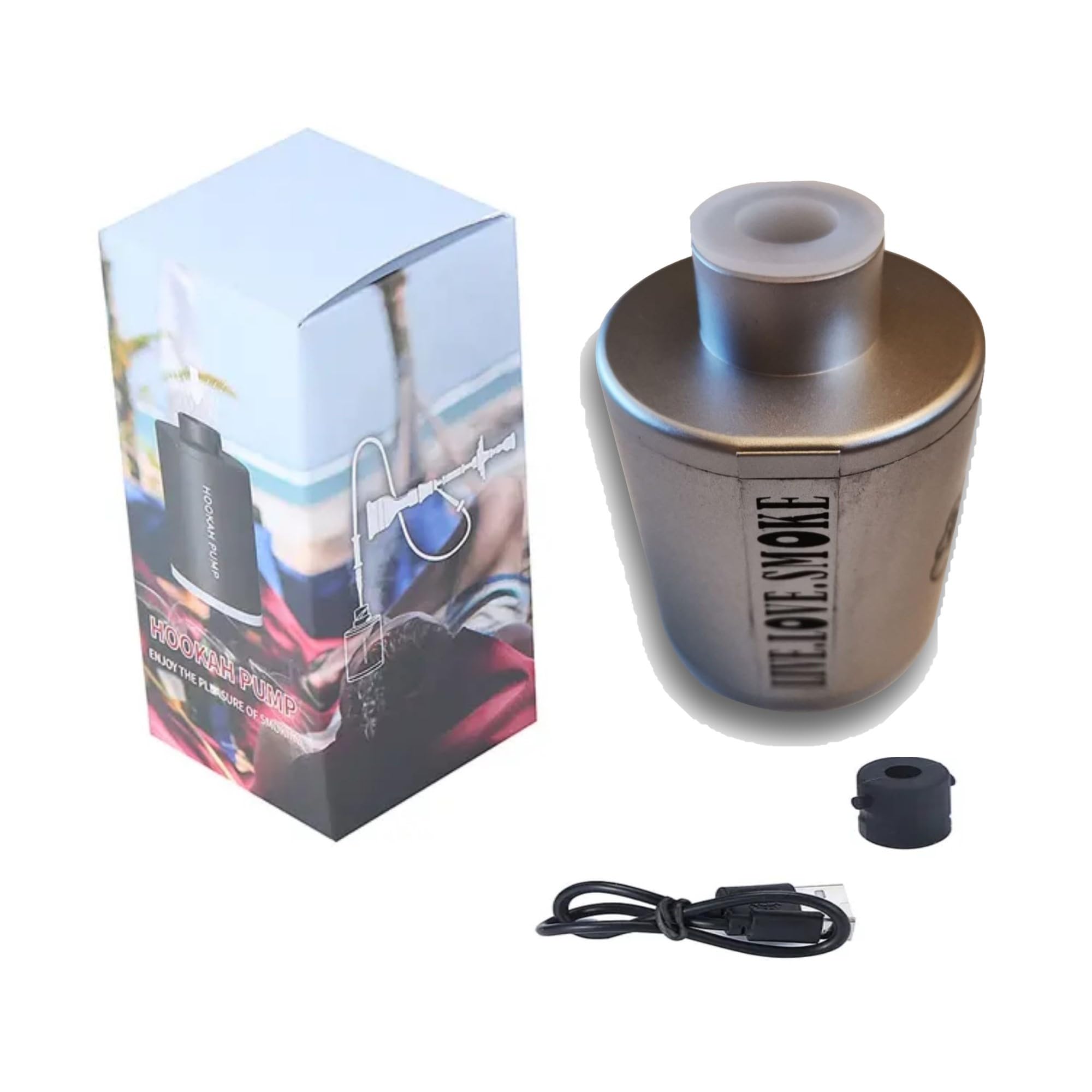 Yalla Sheesha - Hookah Starting Pump (Silver)