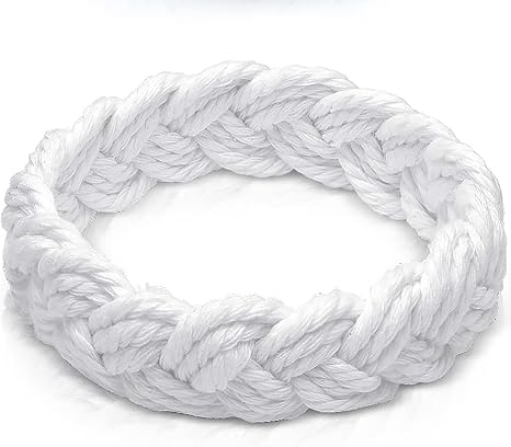 Bracelet Blanc Brillant Avec Nœud Unique - Design Exquis | Matière électroplaquée, Neuf Avec étiquettes