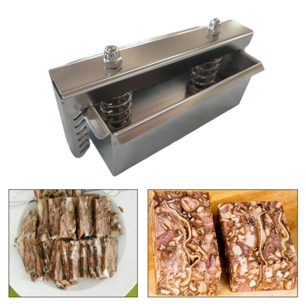 IOIUSKKU La Prensa para Carne Garantiza una Limpieza fácil y, Plata, 1.5 kg | Cualquier amante de la carne puede elegir la cantidad adecuada según las necesidades de la familia. Herramienta de cocina