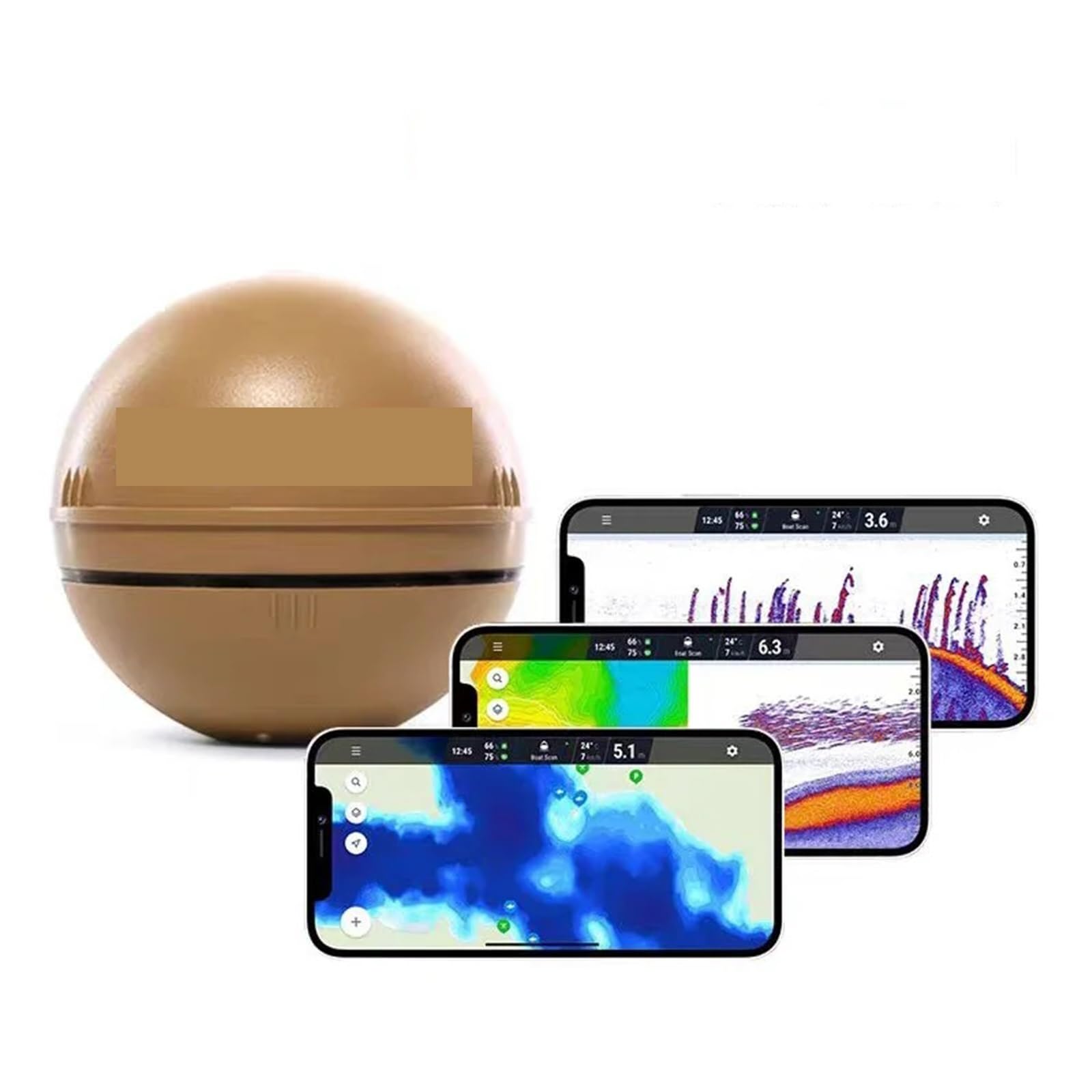 Sondeur de pêche Portable GPS Intelligent for Bateau appât