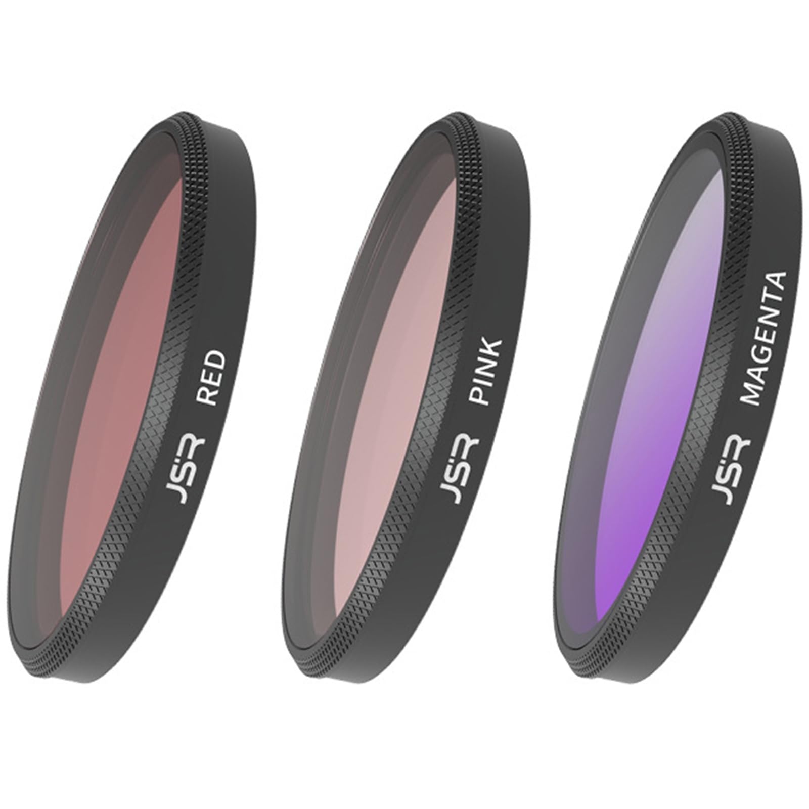 Boîtier étanche Plongée Filtre pour Insta360 GO Ultra, Rose/Rouge/Violet sous-Marin Filtre Objectif Protection Accessoires pour Insta360 GO Ultra Boîtier de plongée (3PCS)