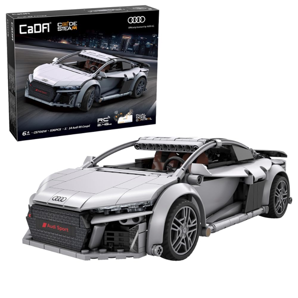 CaDA C57012 Audi R8 Coupé 1:14 Brick Model 536pcs