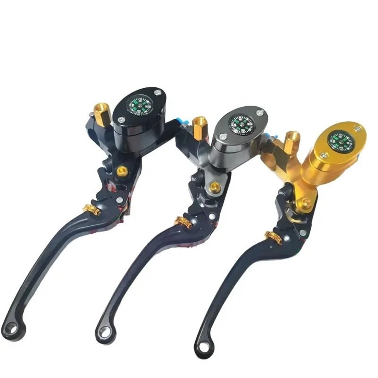 akcesoria Pasuje do Honda Yamaha motocykla 12.7RCS Hydrauliczny cylinder główny hamulca dźwignia sprzęgła montaż(A set red)