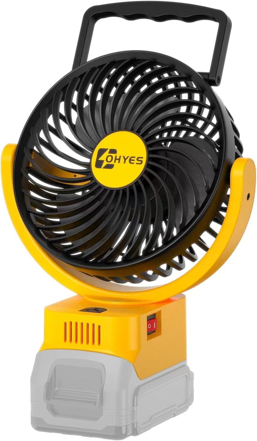 ohyes Jobsite Fan Compatible With DeWALT 20V Max Battery Brushless Motor with USB A+C Fast Charging for Camping Workshop and Construction Site(Battery not included) ohyes Jobsite Fan Compatible With DeWALT 20V Max Battery Brushless Motor with USB A+C Fast Charging for Camping Workshop and Construction Site(Battery not included)