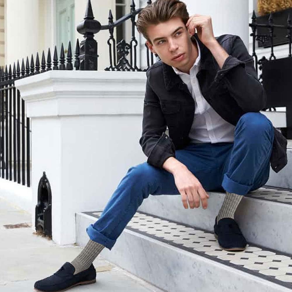 Yacht & Smith Merino Wool Thermal Boot Socks for Hiking, Trail, Hunting, Winter