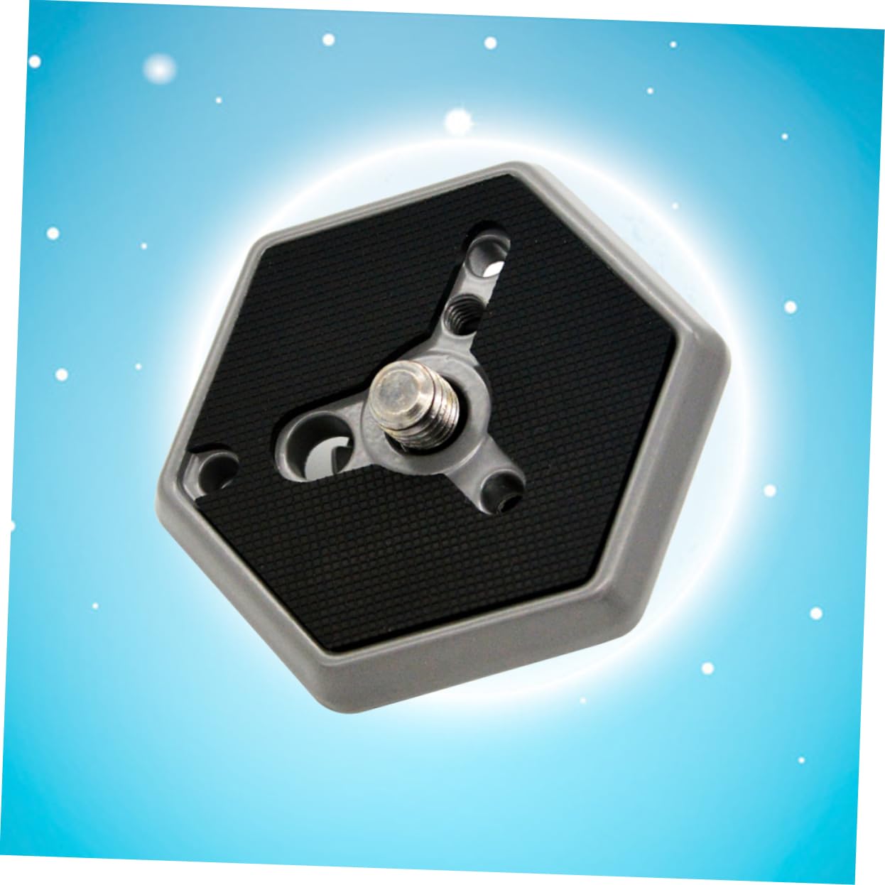 OSALADI 2piezas Placa De Liberación Rápida Hexagonal De Adaptador Compatible Accesorio De Estudio Fotográfico