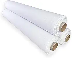 Tecido Alvejado Para Pano De Prato, Rolo Com 10 Metros