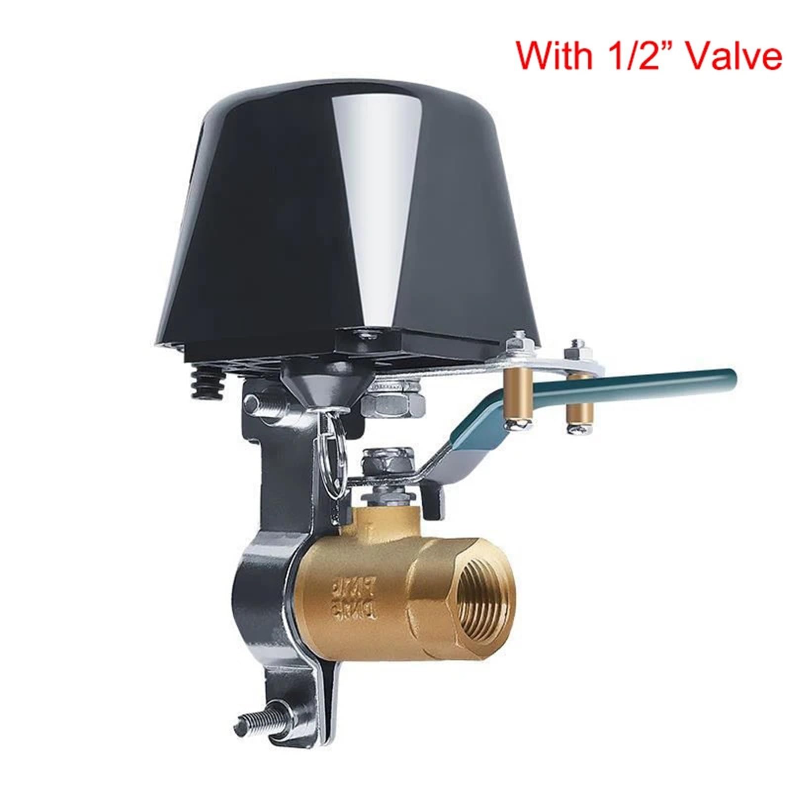 Válvula de corte de agua y gas de 1/2 3/4 pulgadas, 12 V CC, for manipulación de tuberías, 1 unidad(With DN15 Valve)
