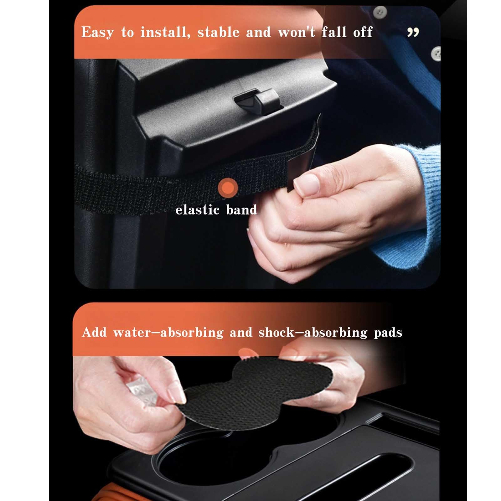 Auto Armlehnen Auflage für Odyssey 2004-2008, Auto Armlehnenbox PU-Leder Verdickter Mittelkonsole mit Aufbewahrungstasche,Grey