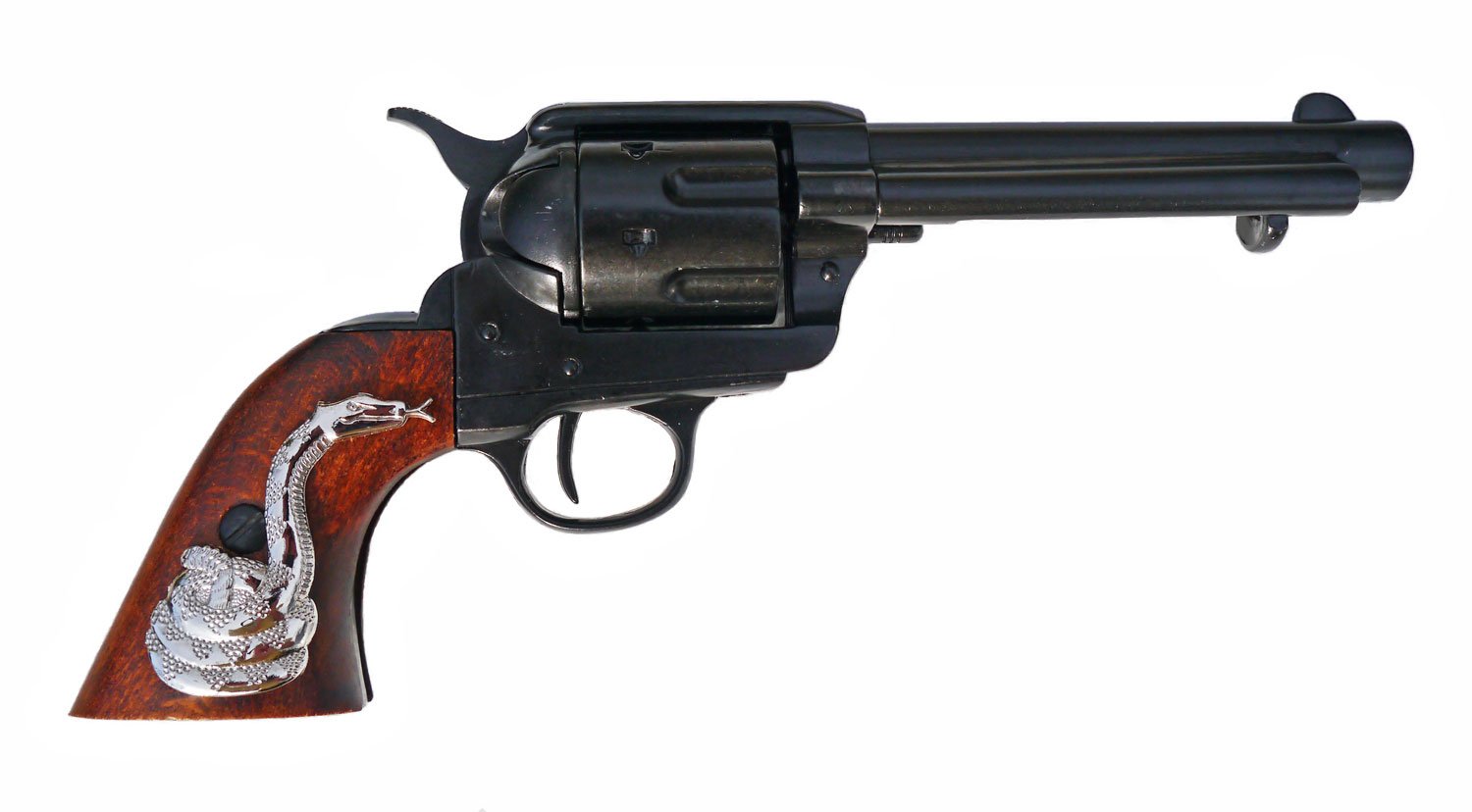 Clint Eastwood Rattlesnake Gun Grip Metal Inlays Movie Prop One Pair