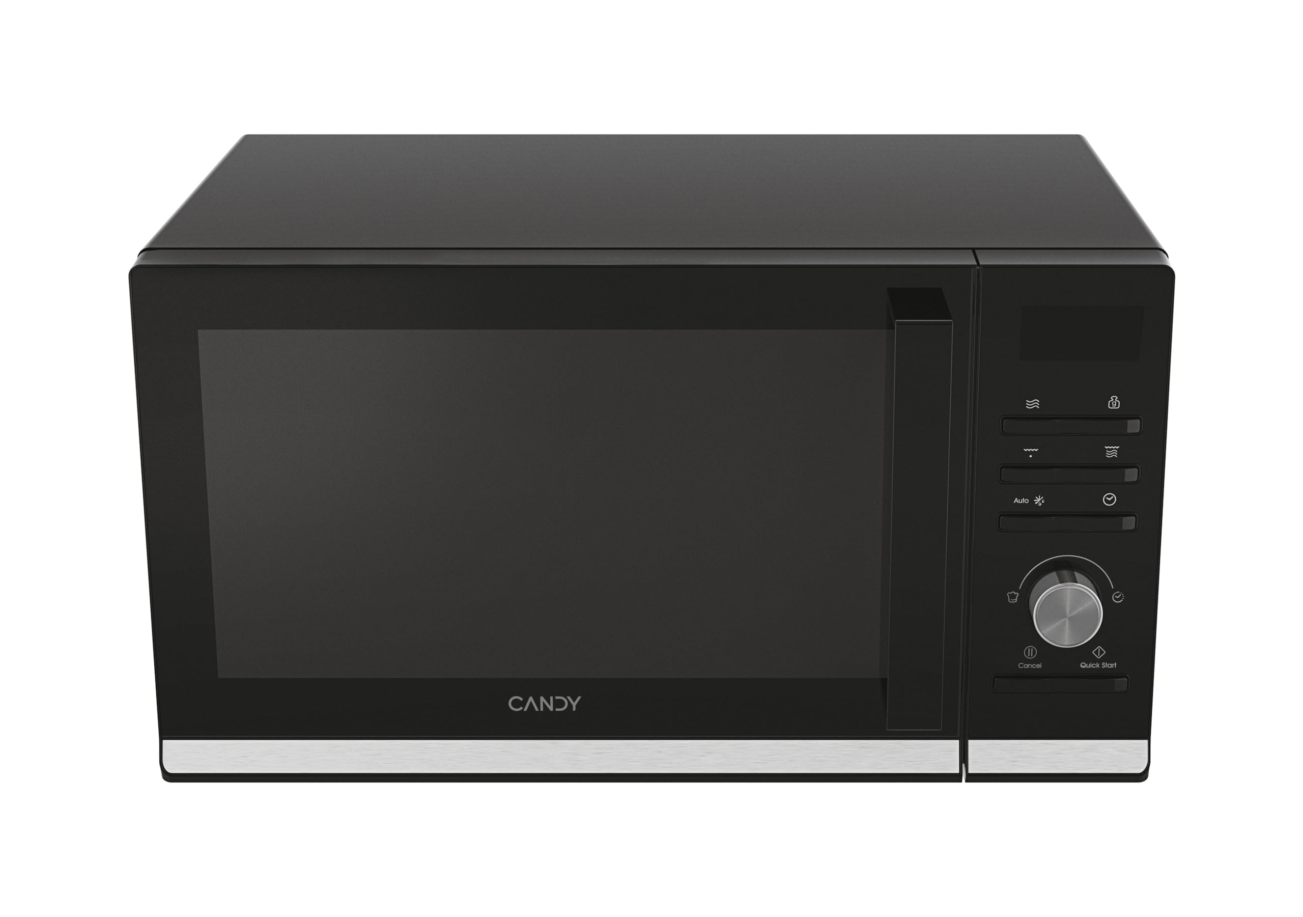 Candy Moderna Forno a Microonde con Grill, 23 Litri, 900W, 40 Programmi, 6 Livelli di Potenza, Funzioni Defrost e Autoclean, App hOn, Libera Installazione, 48,3 x 40,6 x 28,1 cm, Nero - CMGA23TNDB