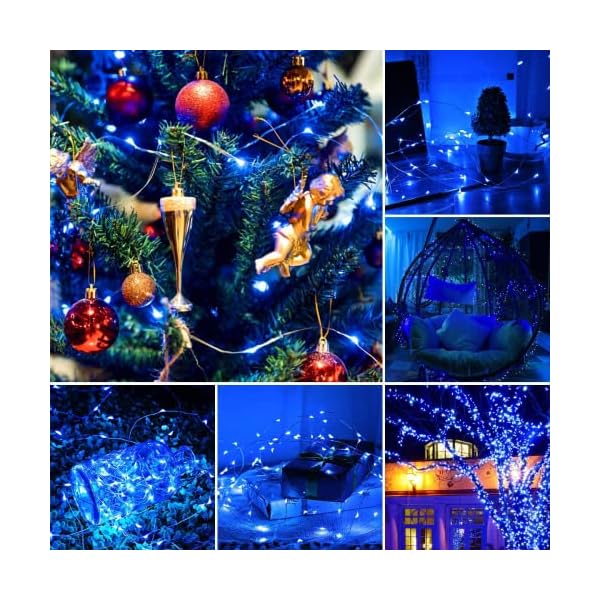 Sanniu led string lights, mini battery powered copper wire starry fairy lights, battery operated lights for bedroom, christmas, parties, wedding, centerpiece, decoration - image 7