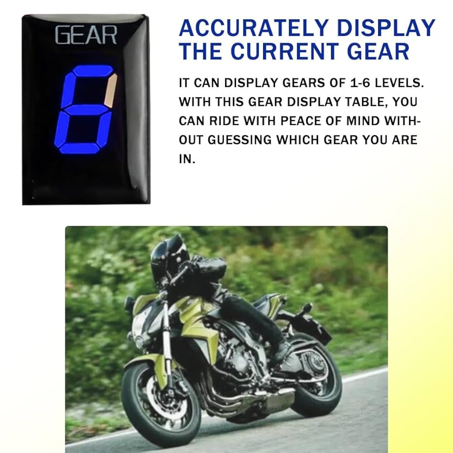 Cbr 250 For Honda CBR500R CBR 500 R CBR 500R 2013 2014 2015 2016 2017 2018 EFI Motorcycle Accessories 1-6 Speed Gear Display Indicator Motorcycle Gear Indicator