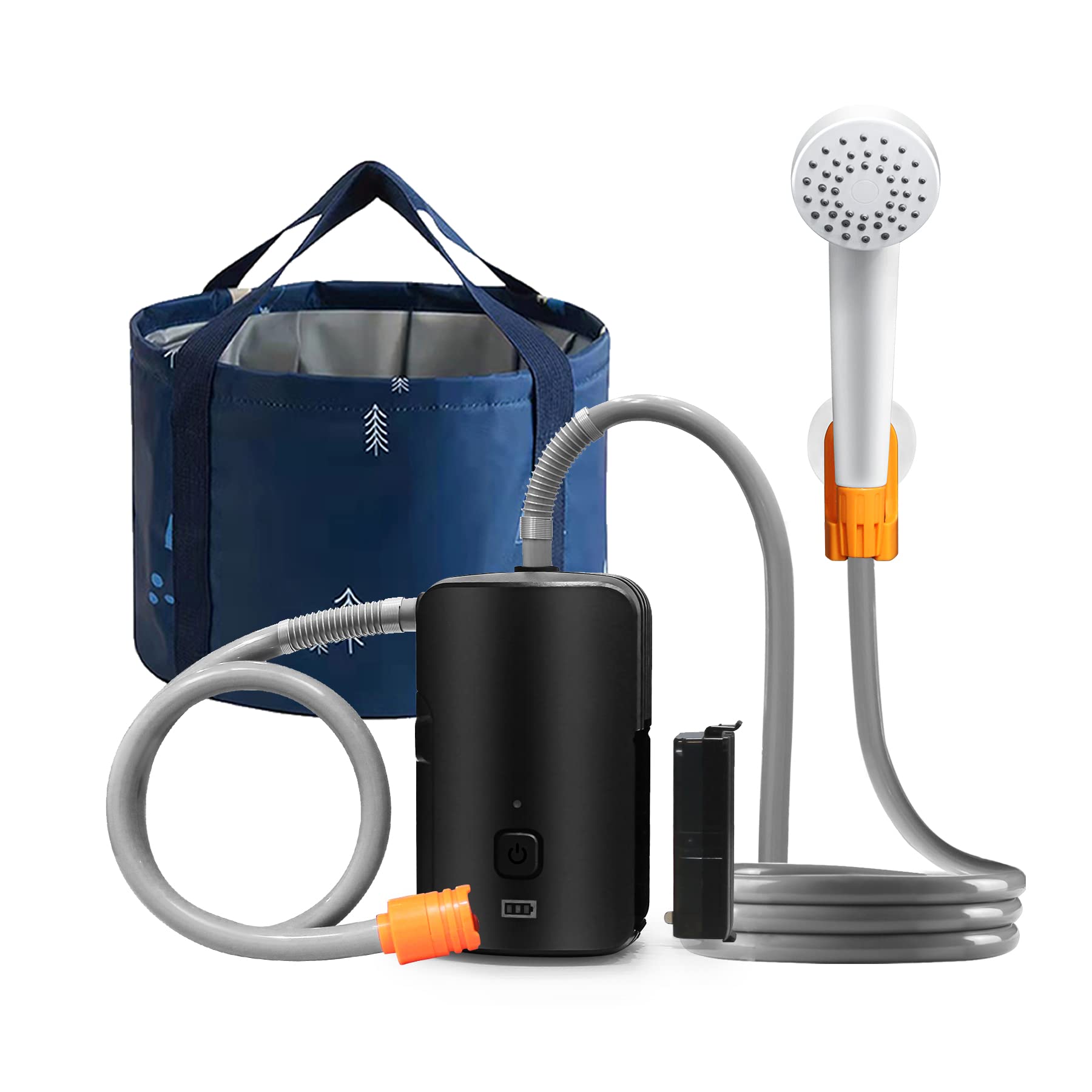 Douche Portable Rechargeable BTAWD Pour Camping - 2 Modes Débit, Tuyau 1.8m, Neuve