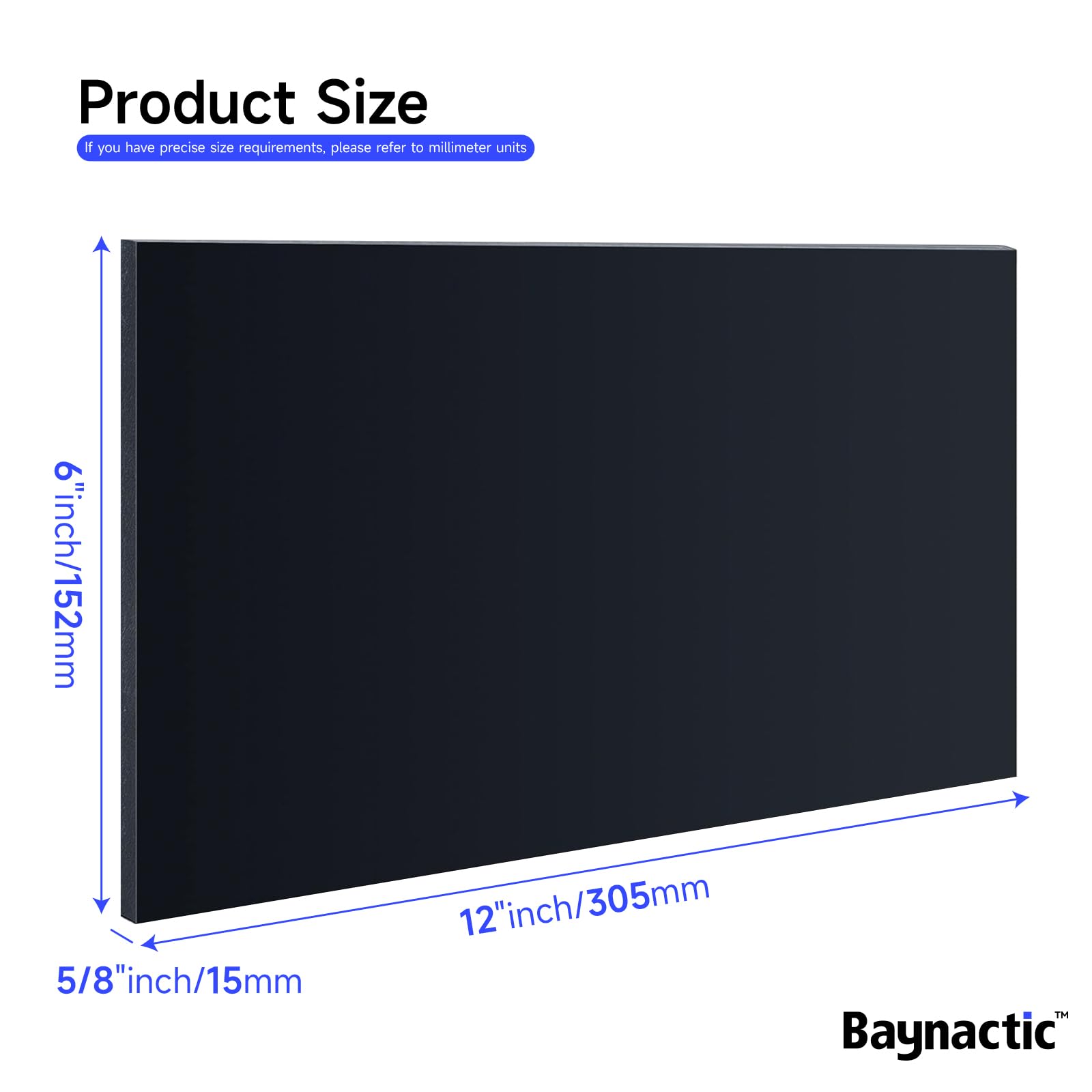 Delrin Sheet - Black Acetal for Machining -2 Delrin Sheet - Black Acetal for Machining -2