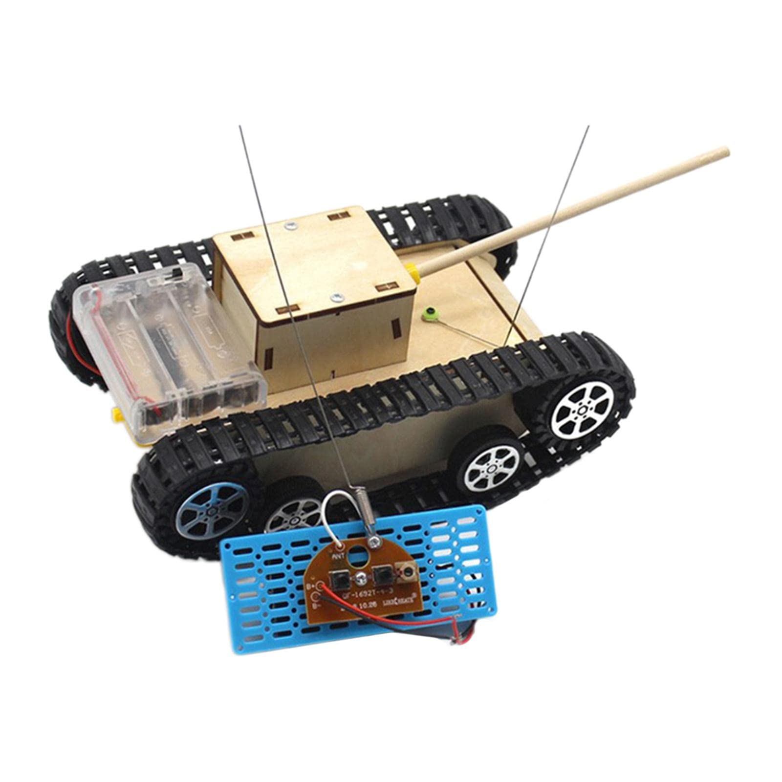 UJEAVETTE DIY Wooden Kids Science Experiment Kits Rc Drone (Parts) Accessory Tank 3D Puzzle 1 Rc Drone (Parts) Accessory Version