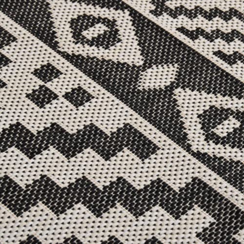 Tapis extérieur résistant aux UV et intempéries tissé plat robuste