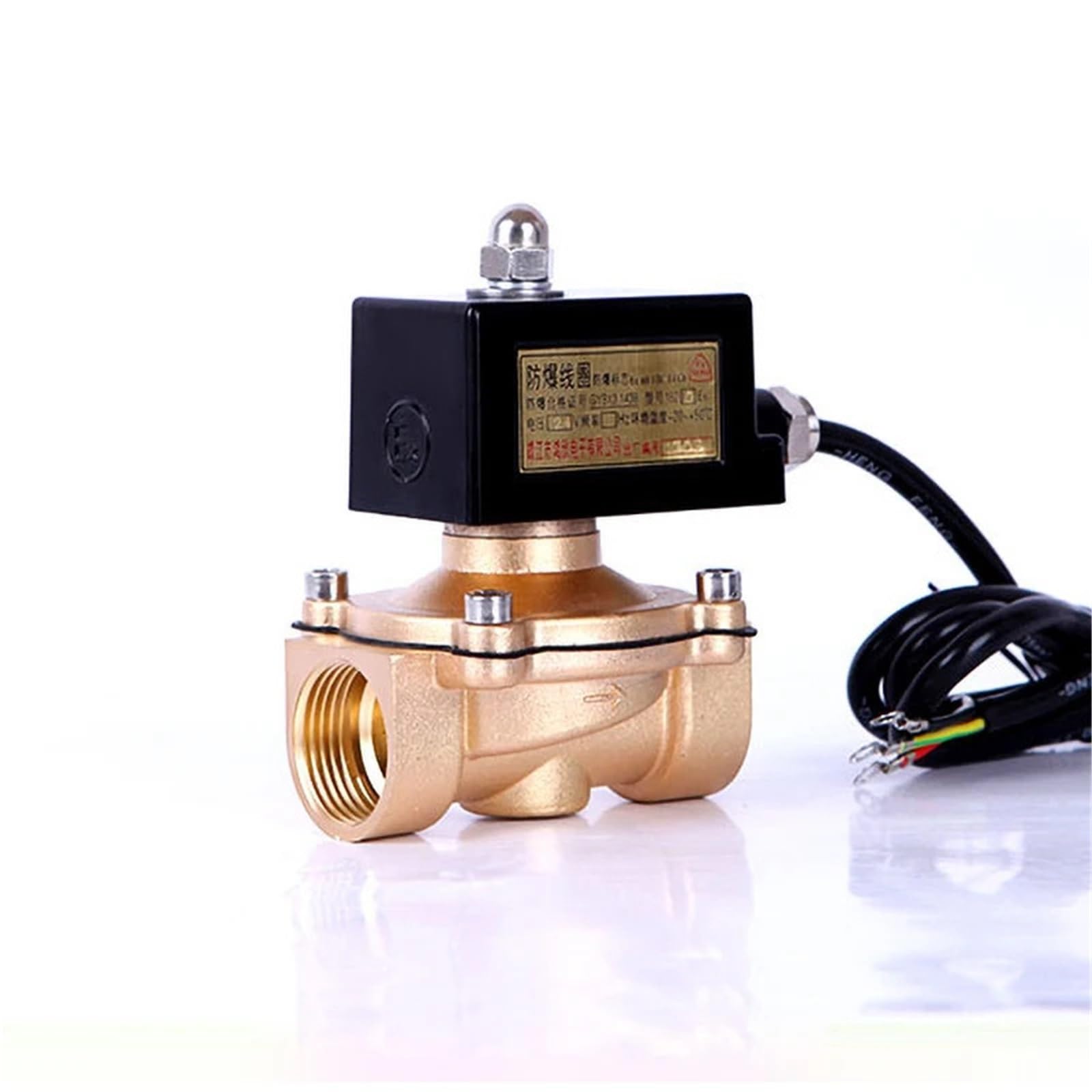 Válvula solenoide de latón de 3/8 para automatizar el sistema de riego por goteo residencial