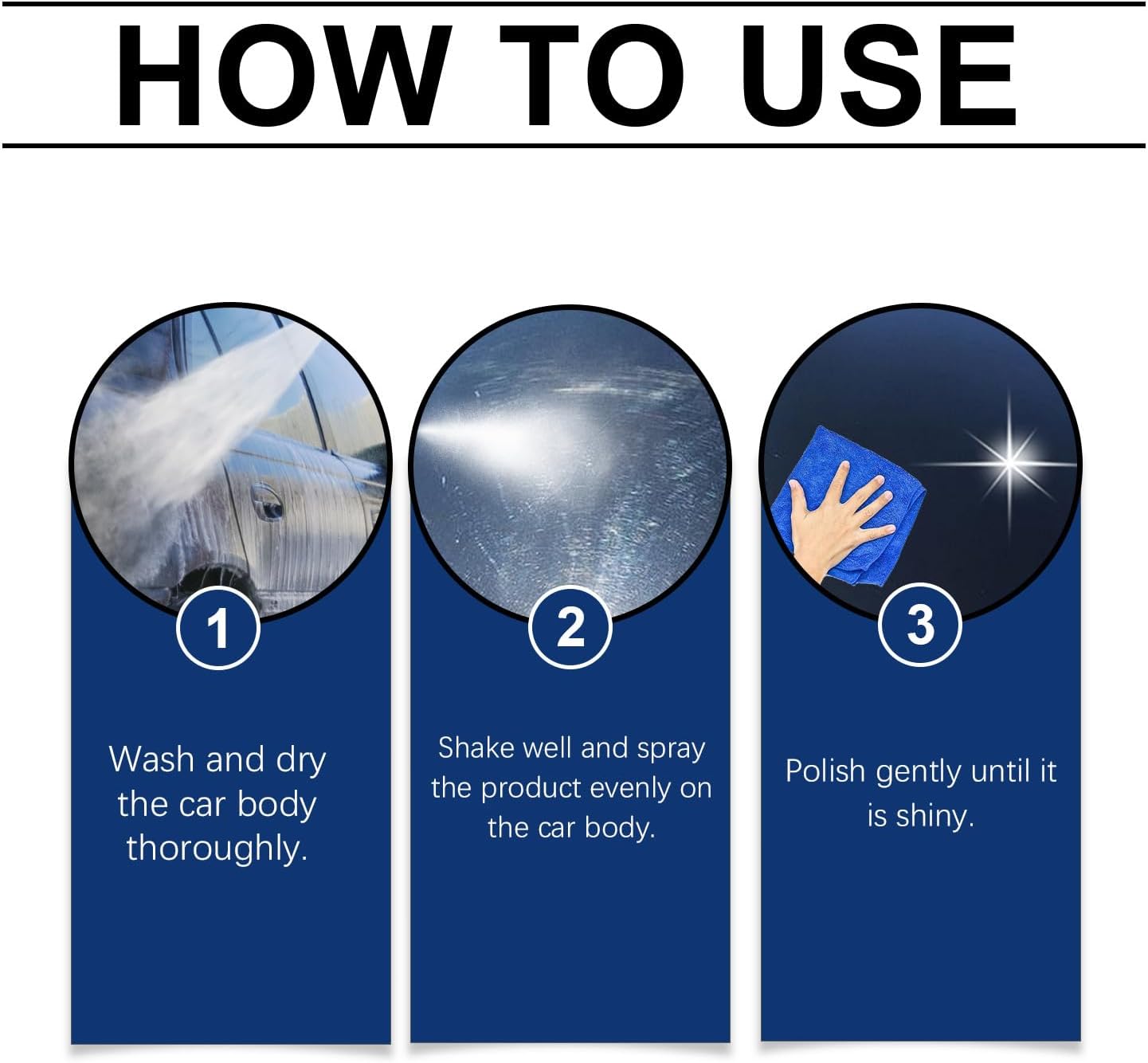 Advanced Car Quick-acting Coating Agent Spray, Persistent Type Quick Effect Coating Agent, Multifunctional Car Scratch Remover, Universal Vehicle Use 2Pack - Image 7