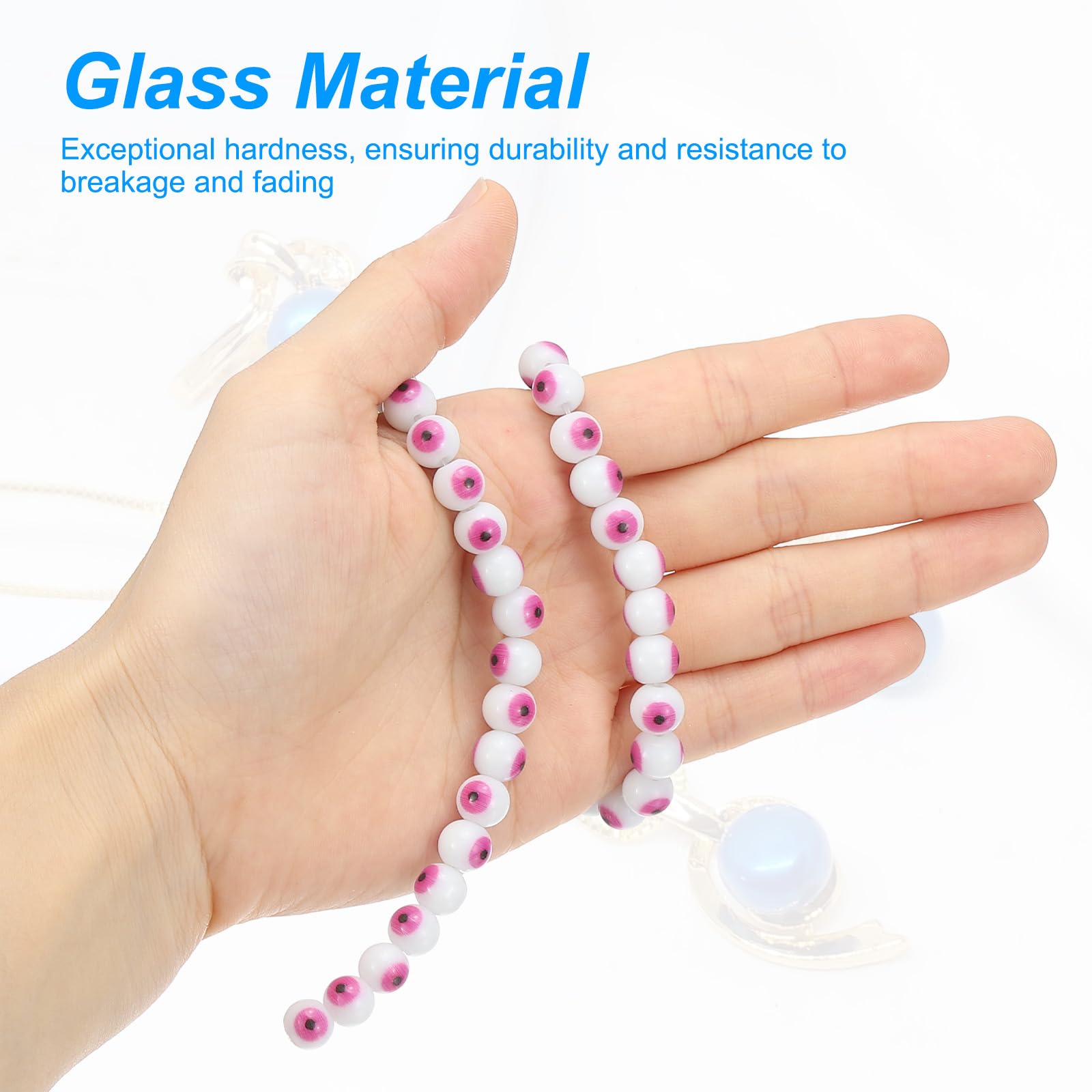PATIKIL 8mm Evil Eye Beads - Image 3