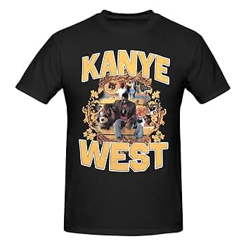 コレクション T-Shirt of Kanye West Amazon.com: Men's T-Shirt Kanye Rapper West Crew Neck Shirts