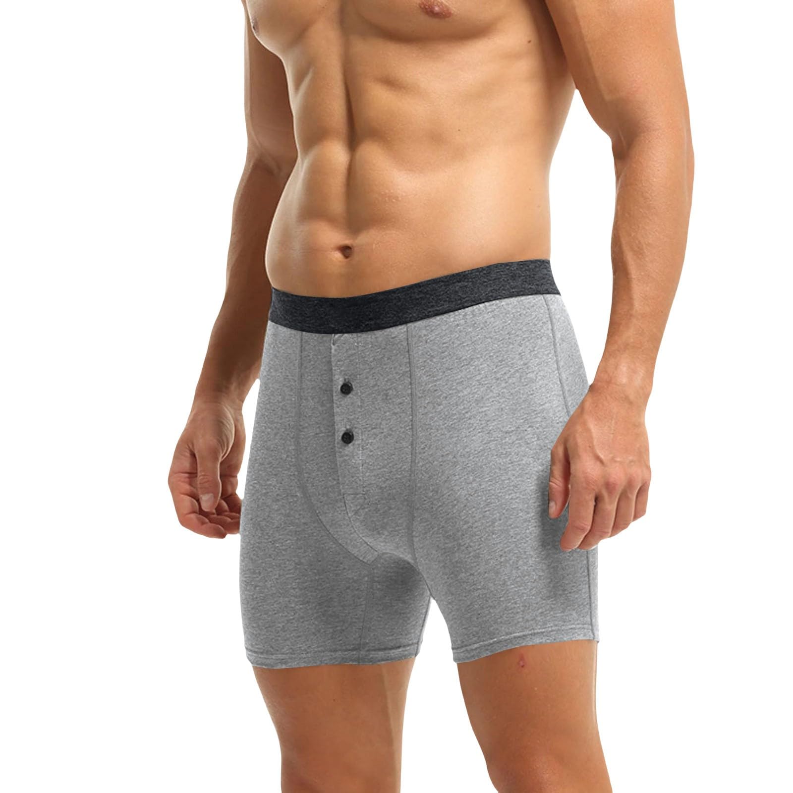 Calzoncillos bóxer para hombre, de algodón, largos, deportivos, suaves, cómodos, aireados, moldeadores de figura, ropa interior para hombre, transpirables, paquete de 3 unidades