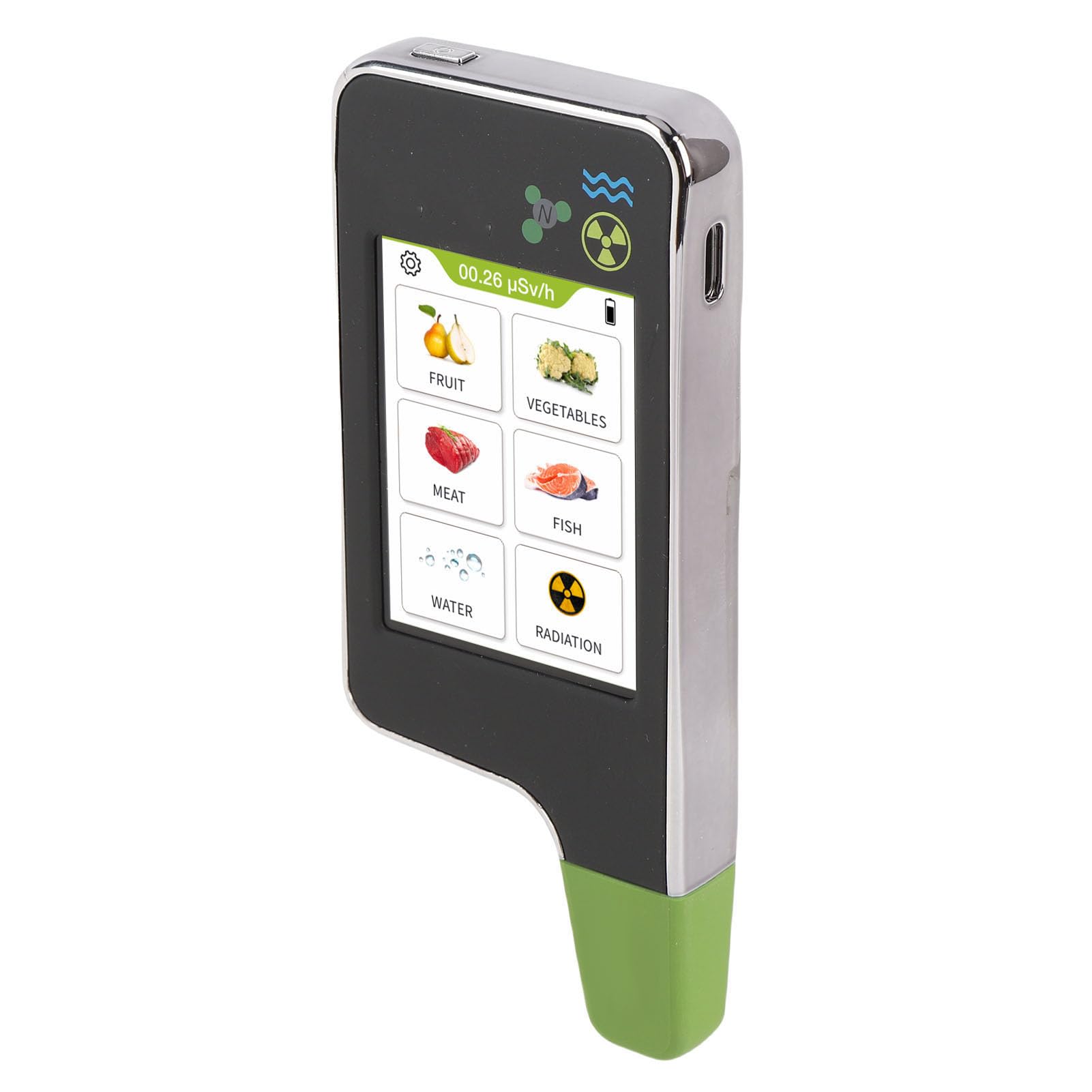 KUIDAMOS Probador de Nitrato Multifuncional Portátil para Pruebas de Seguridad Alimentaria en el Hogar con Detección de Radiación, Compacto y Rápido para Uso en Movimiento Escena aplicable: Cocina