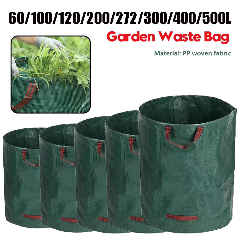 500L-60L wiederverwendbarer Gartensack Gartenmüllsack