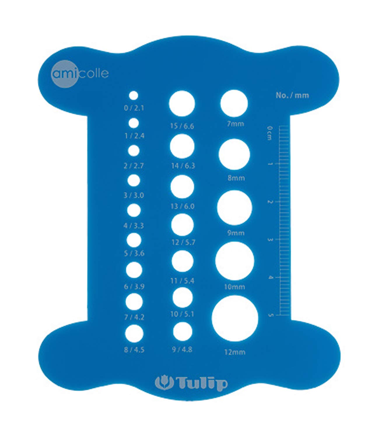Amazon | Tulip(チューリップ) あみ針ゲージ糸巻き ブルー(AC