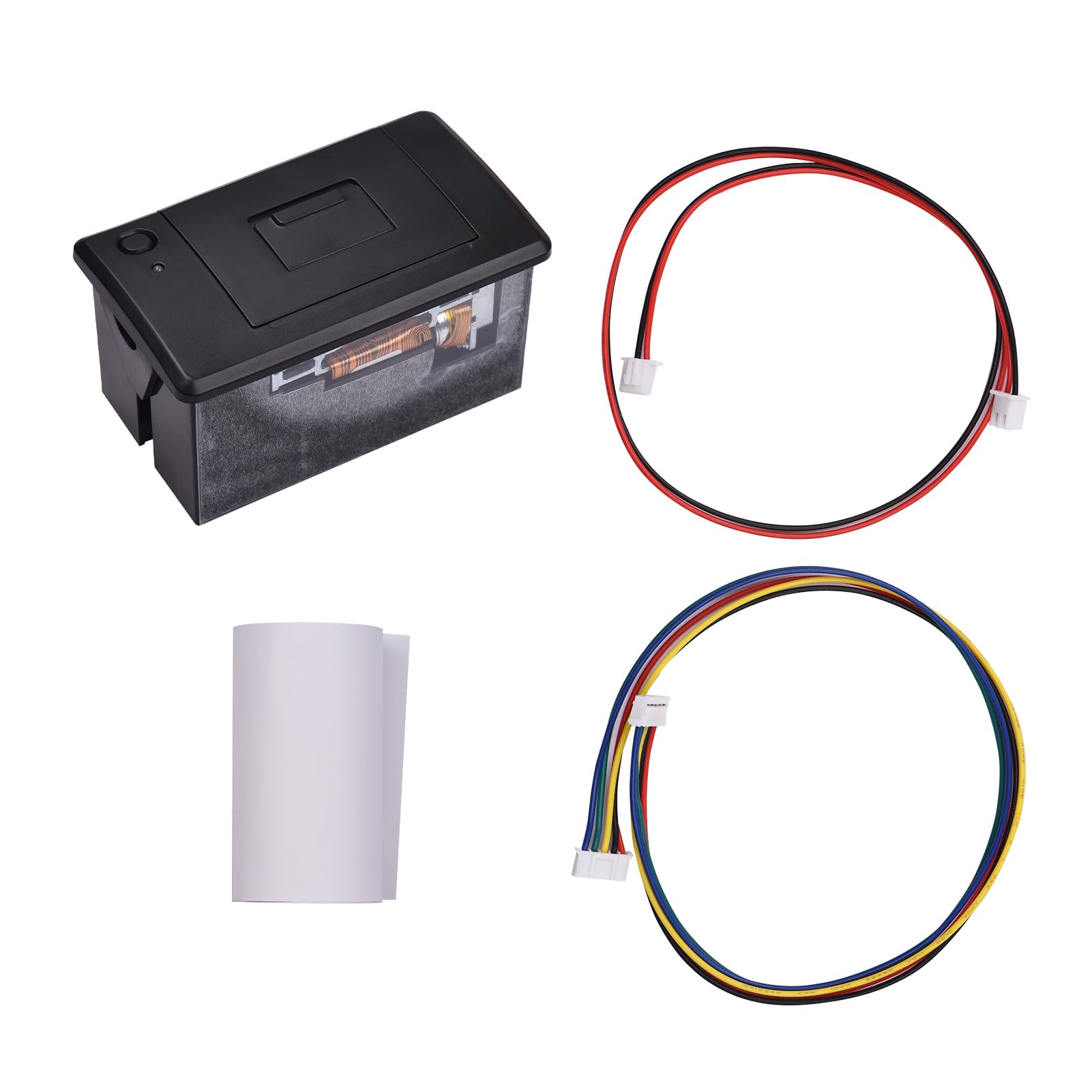 Modulo di stampa miniaturizzato 58 mm con stampante termica integrata, a bassa rumorosità, con supporto per connessioni seriali USB / RS232 / TTL e comandi ESC/POS per terminali