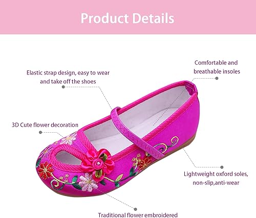 Miniatura 4 de RUIFUU Encanto Mirabel - Zapatos para niñas, disfraz de Halloween, cosplay, vestido Mirabel, zapatos planos Mary-Jane
