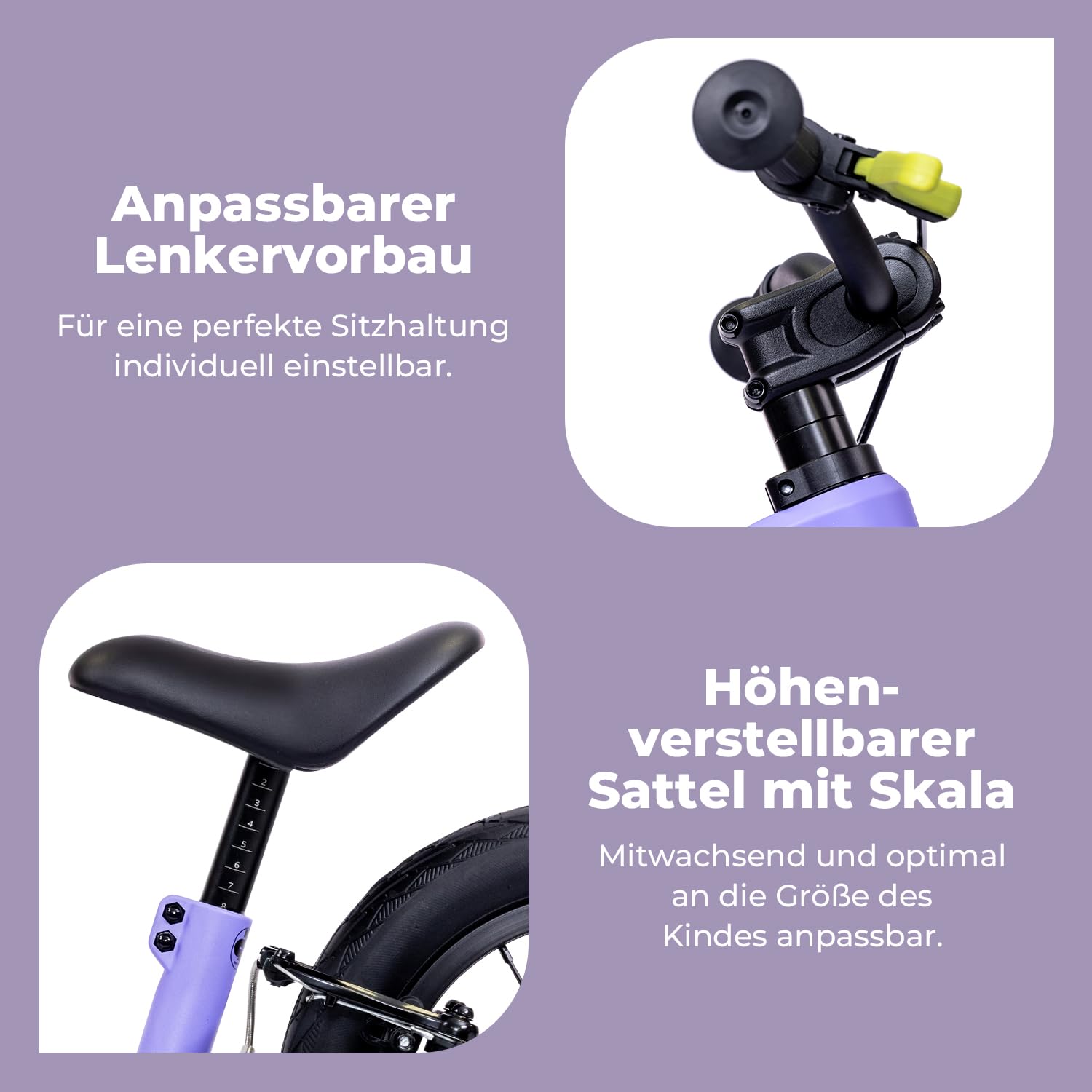 PUKY Next Product of The Year 2025 | Höhenverstellbares Laufrad ab 2 Jahre – 6 | Laufrad ab 3 Jahre | Lauflernrad mit Bremse & Sicherheitslenkergriffen | Balance Bike