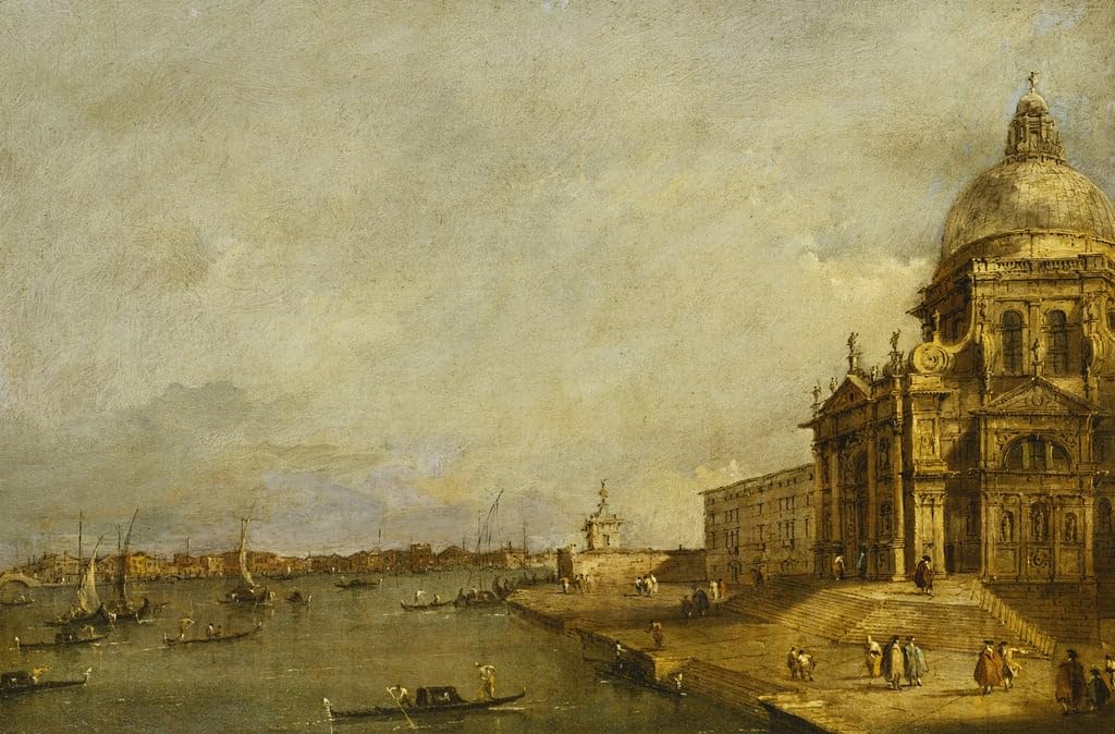 Impression Tableaux Graffiti Art de Venise affiche d'art Francesco Guardi Premium 60x90cm