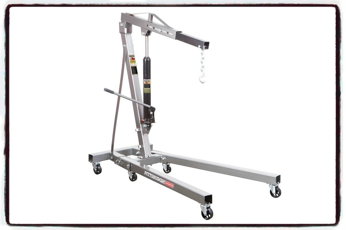 Buy Engine Motor Hoist Garage Lifting Cherry Picker Shop Crane Lift Foldable 2 TON 4000 LB