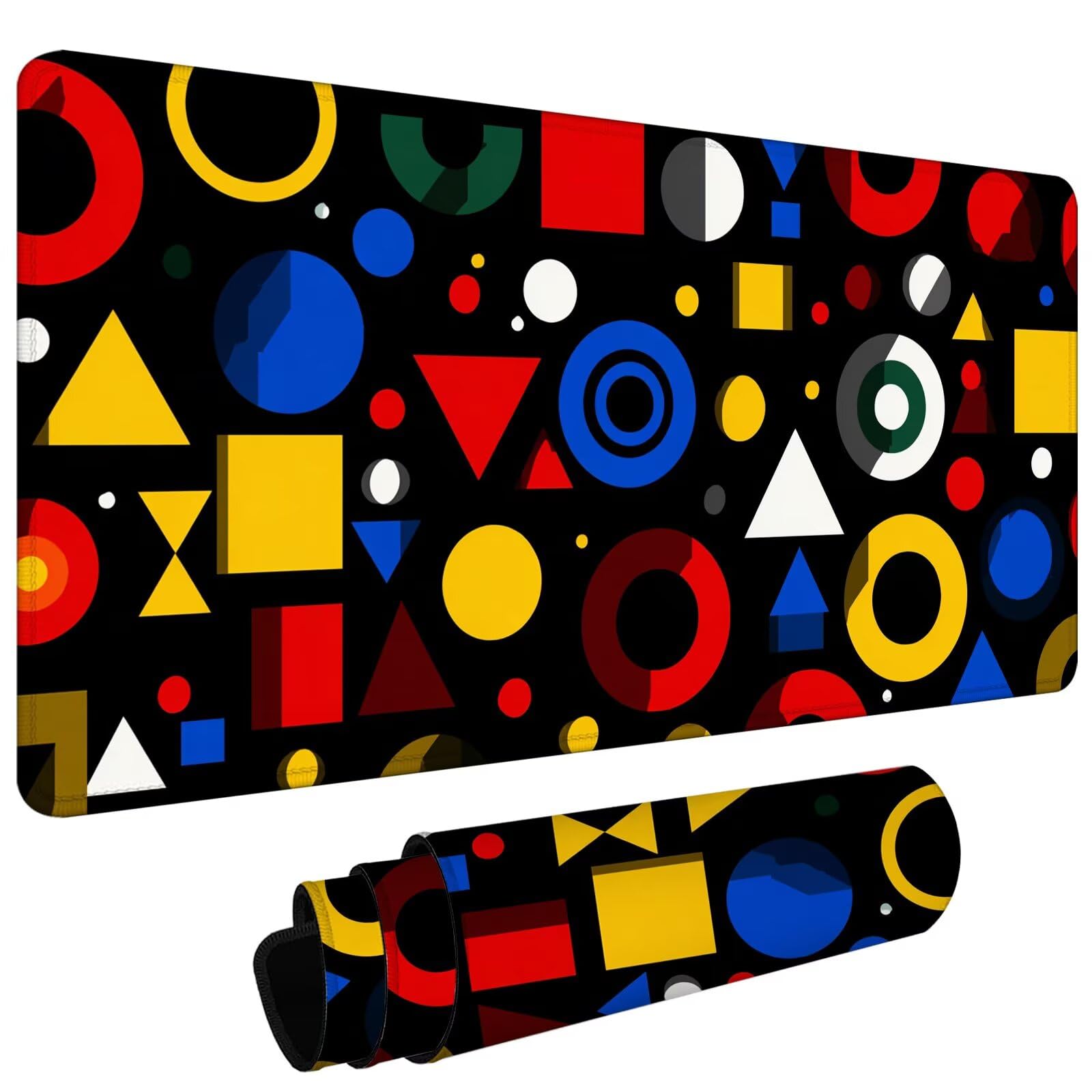 Duża podkładka pod mysz na biurko, 1400 x 600 x 3 mm, gamingowa podkładka pod mysz, antypoślizgowa podstawa, zszyte krawędzie, zwiększona precyzja, mata komputerowa, mata ochronna na biurko