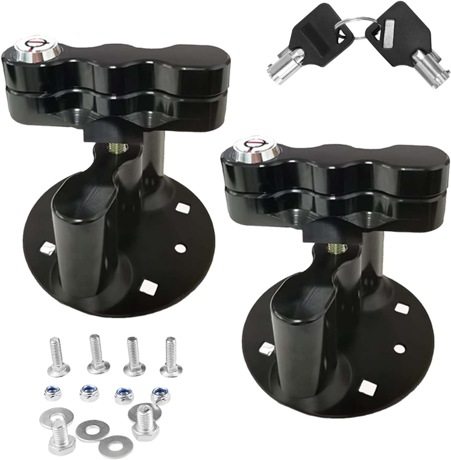 Upgraded RX-LOX-PM Pack Mount Lock 2 Pack with Same Keys - Fits for rotopax Locking Mount - Single Key Convenience!