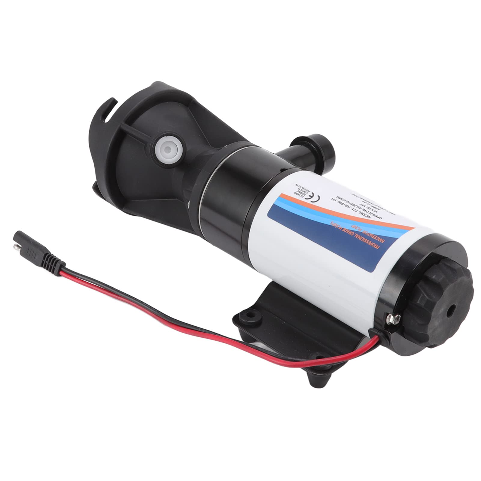 Cryfokt Bomba de Residuos RV, Bomba Trituradora de Alta Seguridad de 12V para Inodoro RV, Cocina y Baño, Aleación Fluoroplástica, 4 Cuchillas