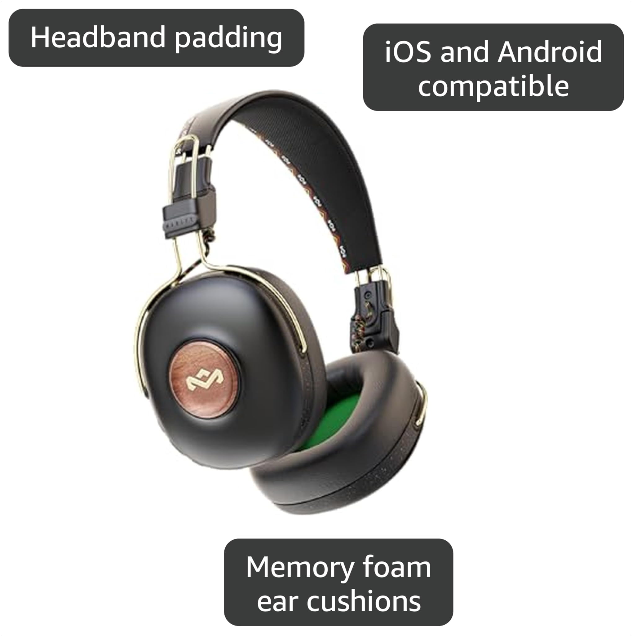 Amazon.com: House of Marley Positive Vibration Frequency: Over-Ear