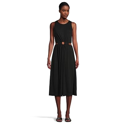 Michael Stars Leni Cut Out Midi Dress Women