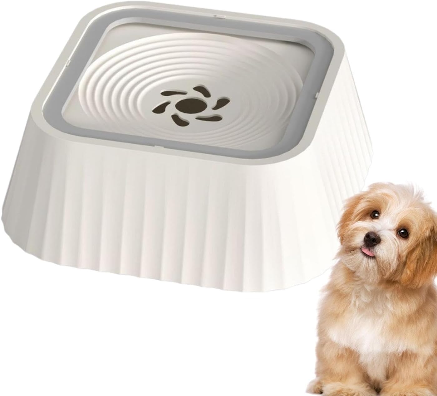 PetVogue Pet Floating Bowl - Slow Drinking Water Bowl for Pets,Dog Water Bowl, Pet Water Bowl with Anti-Overflow, Anti-Choking Automatic Water Food Bowl-image-49