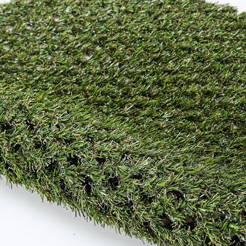 HYBRIDX Lawn Hybrid Grass Tiles, Hybrid Turf Squares for Outdoor Use - Durable Grass Squares Against Lawn Gaps - Flexible Artificial Grass Turf for Garden - 6.5ft by 6ft