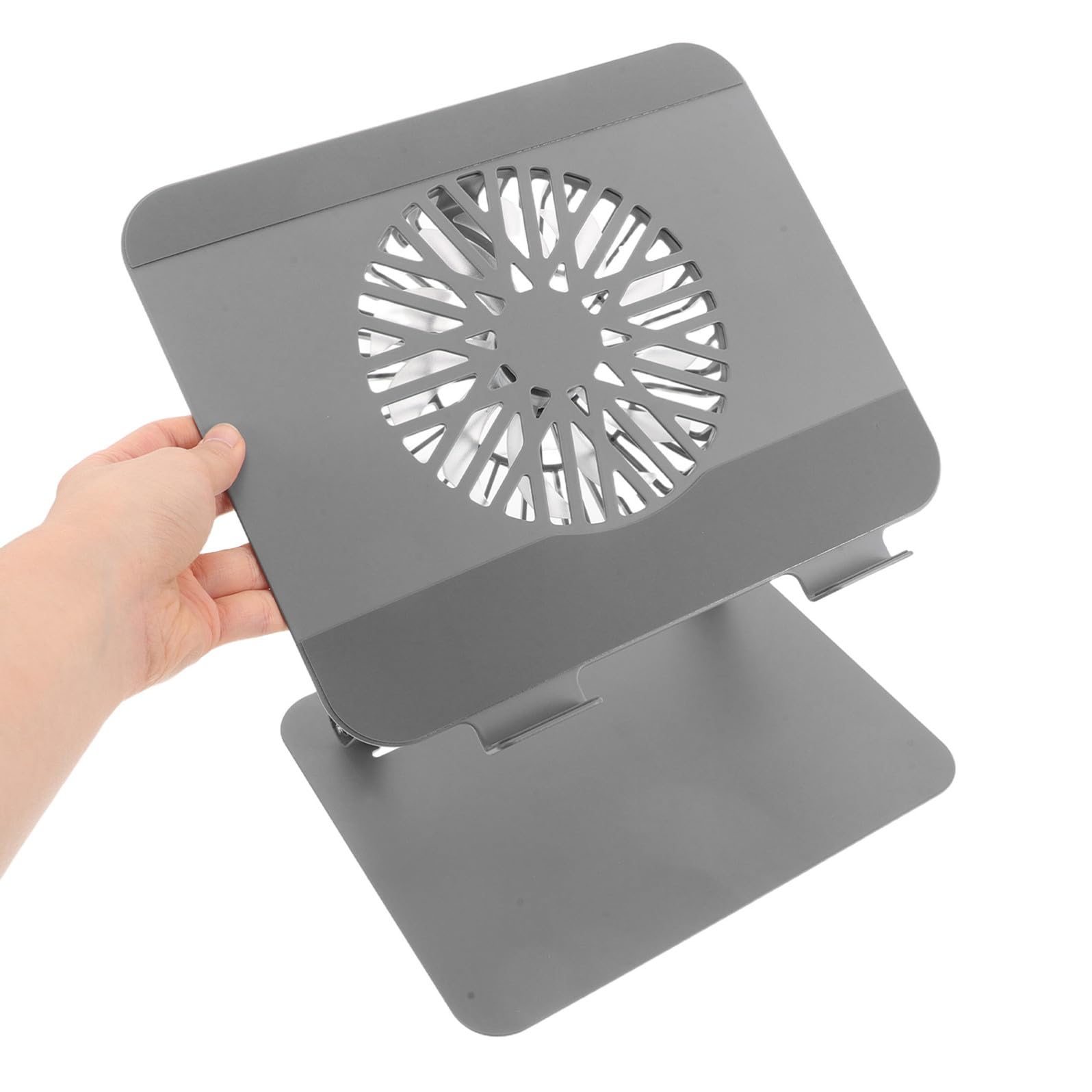 NUOBESTY Computerkühler aus Drehbarer Laptop-kühlständer Ergonomische Höhenverstellung Faltbarer Tablet-ständer mit Lüfter Passend für Schreibtischnutzung