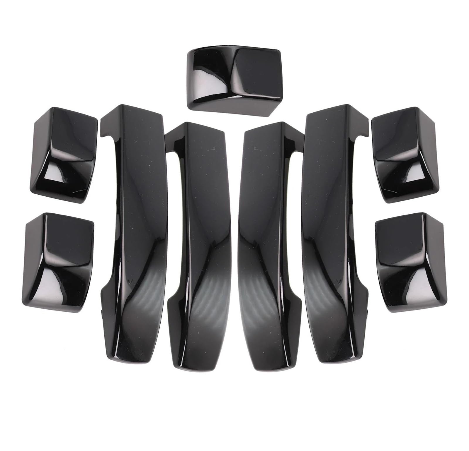 EVEKHAHHRB Exterior Door Handle 9PCS for Range L322 2002 2012 Door Handles with Door Handle Covers Outer Door Handle