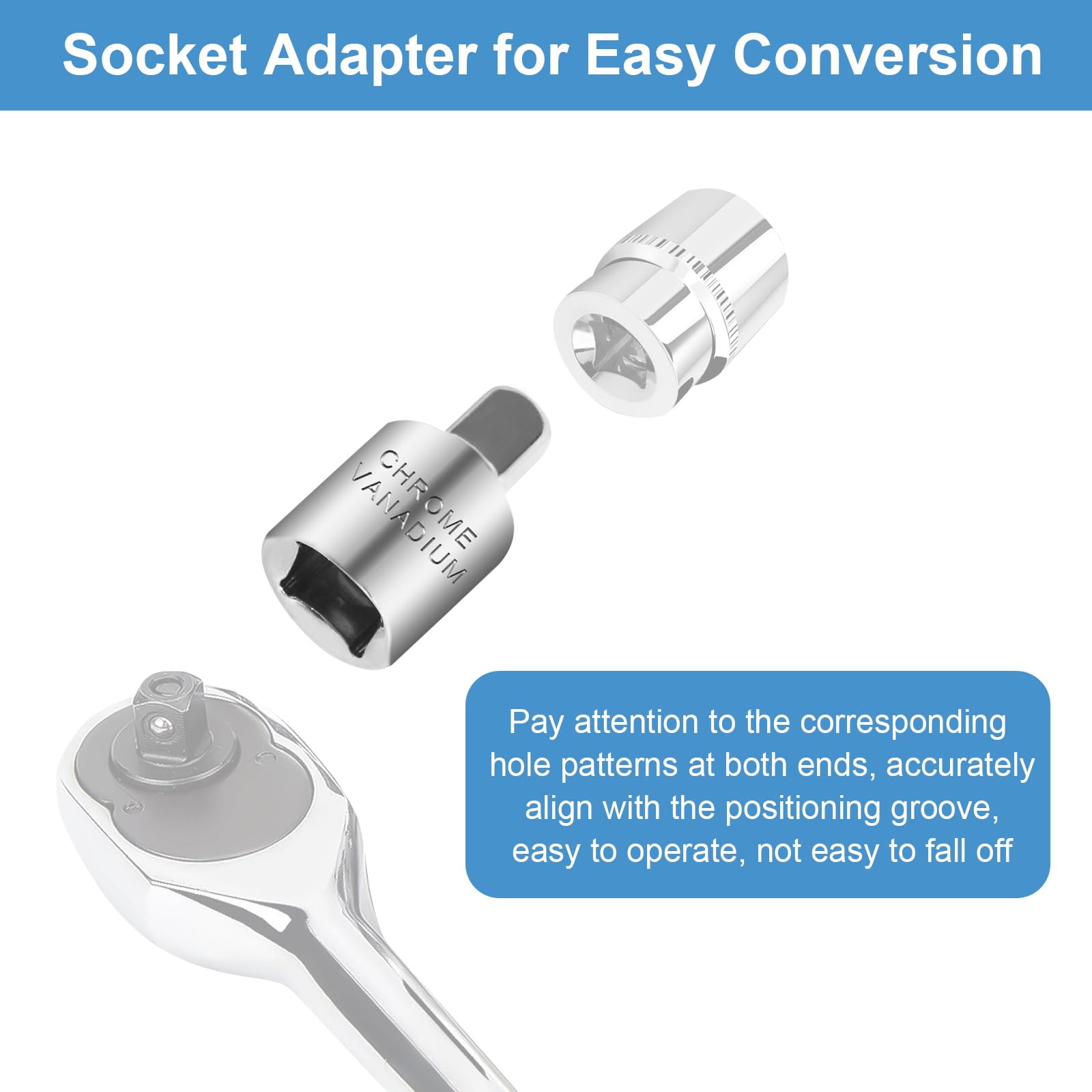 Kwb dopsleutel adapterset 1/4- 1/2- 3/8 105310 kopen? | uw Kwb specialist