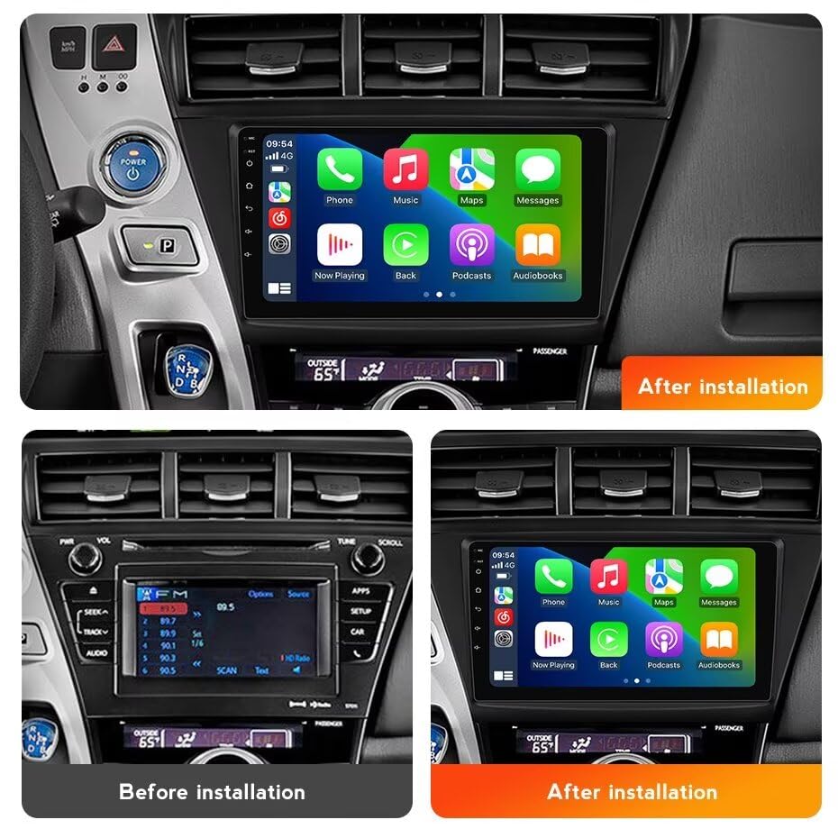 Amazon.com: Radio for Toyota Prius Alpha- Android 13 Stereo for