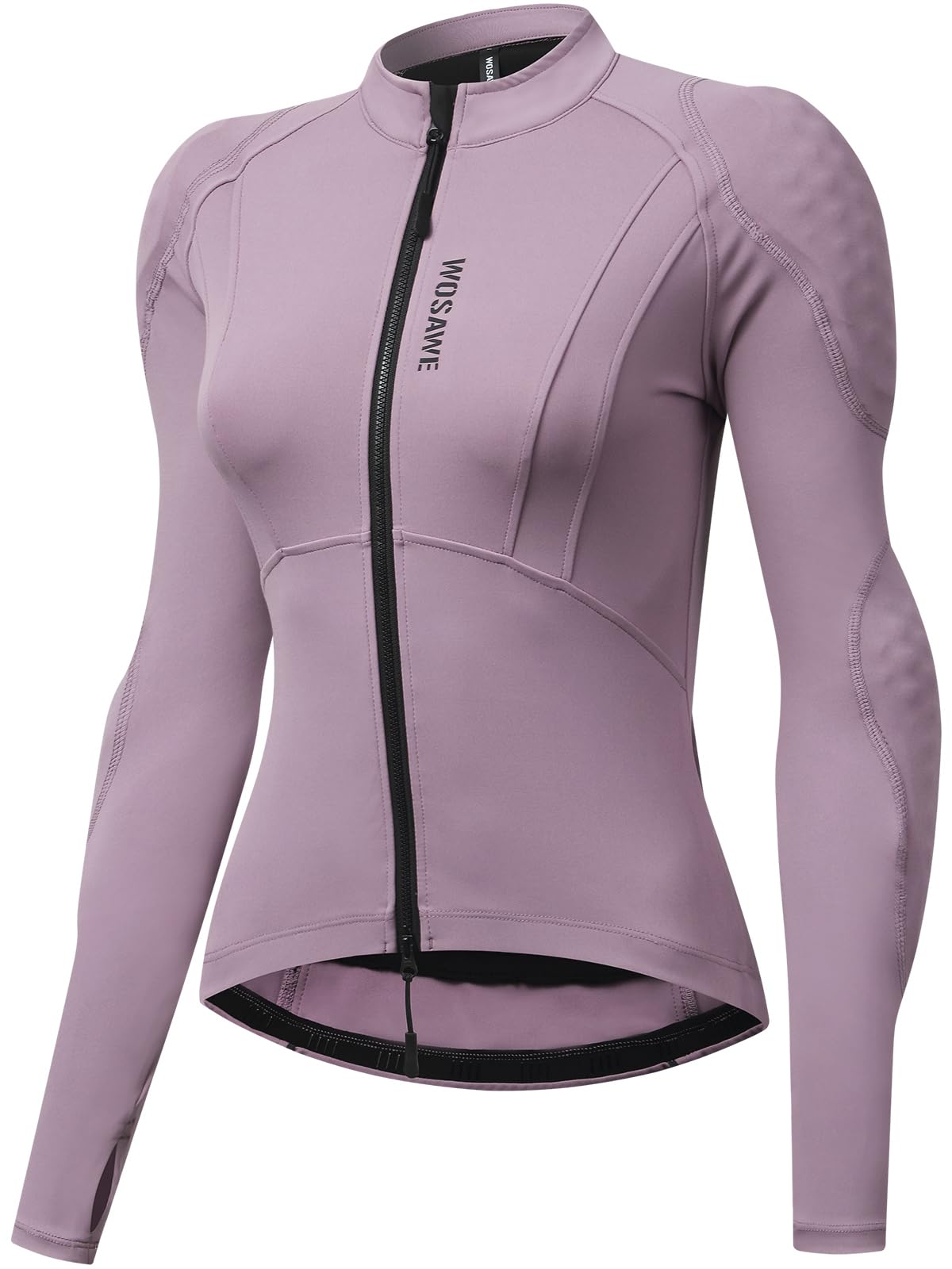 WOSAWE Mesh Motorcycle Jacket Women Padded Motorcycle Shirt with Back Pads