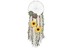 Dream Catcher Charming Gift for Teen Girls - Sunflower Dreamcatcher Wall Hanging Decor