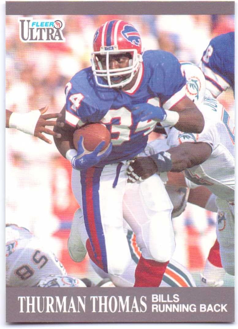 Thurman Thomas 1991 Fleer Ultra #10 - Buffalo Bills